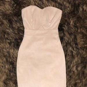 Tan Suede Dress